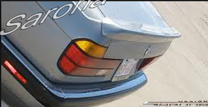 Custom BMW 7 Series  Sedan Trunk Wing (1988 - 1994) - $299.00 (Part #BM-085-TW)